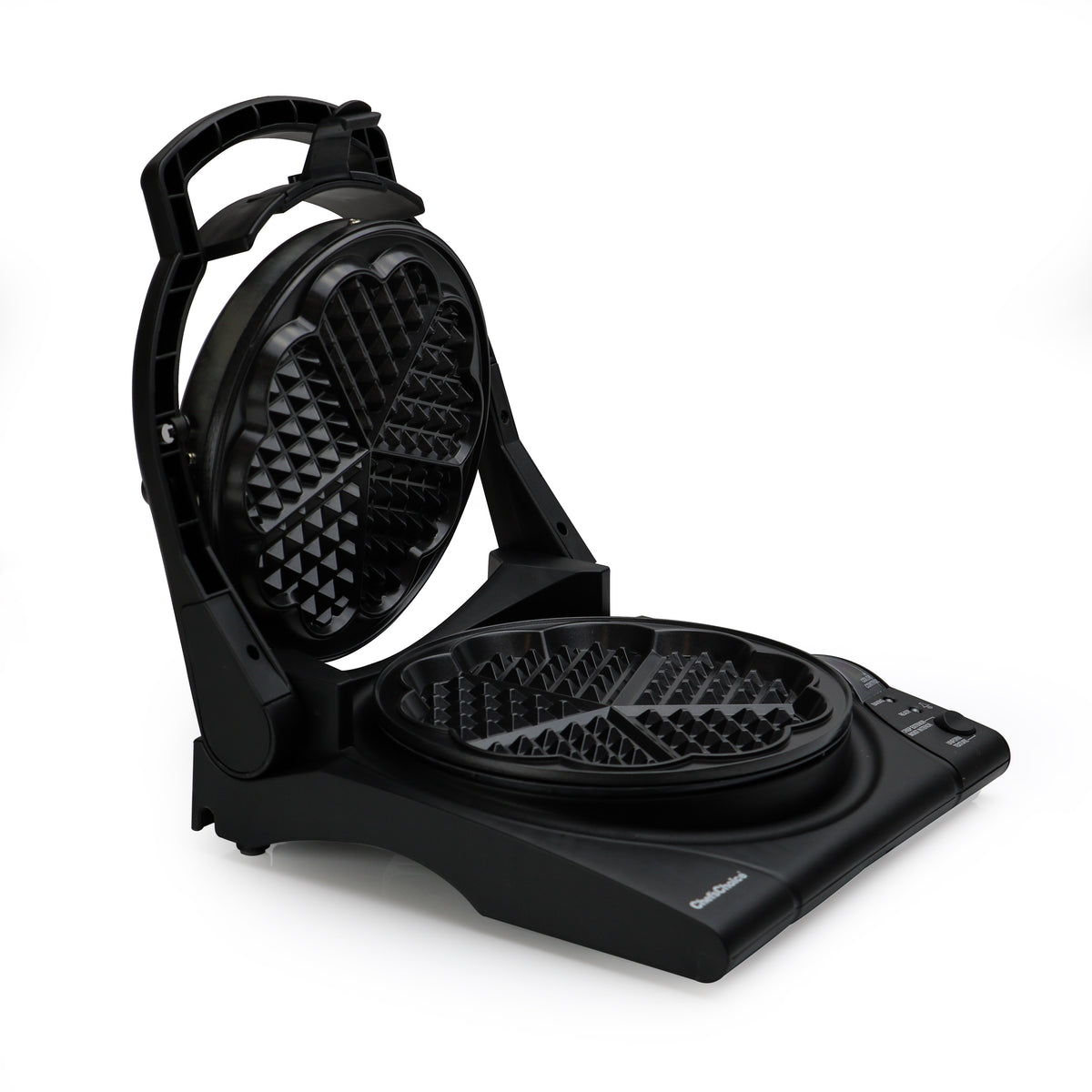 Chef's Choice 840 WafflePro Model 840 Taste/Texture Select Traditional Five-of-Hearts Waffle Maker, in Black (8400000)