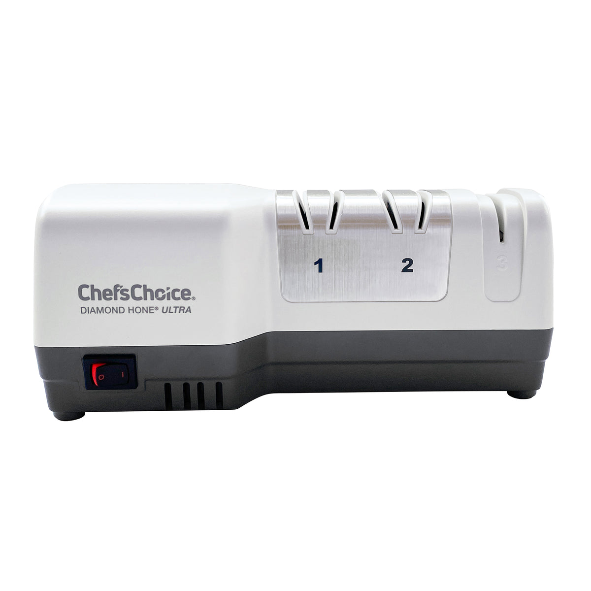 Chef's Choice G203 Hybrid Knife Sharpener for 20-Degree Straight and Serrated Knives, 3-Stage, White