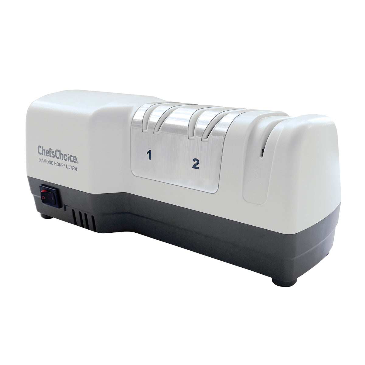Chef's Choice G203 Hybrid Knife Sharpener for 20-Degree Straight and Serrated Knives, 3-Stage, White