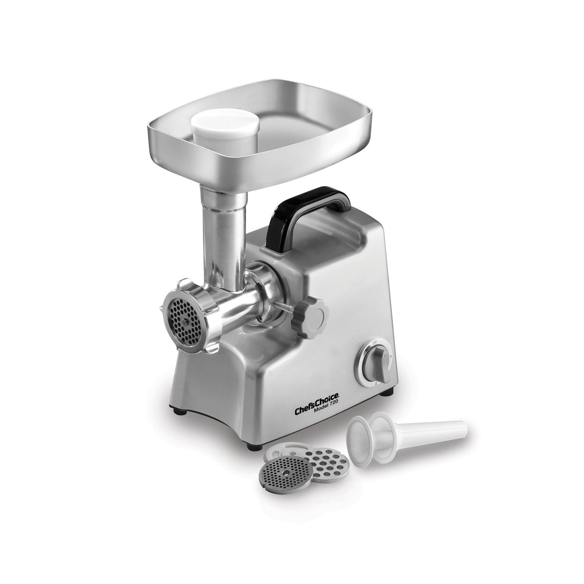 Chef's Choice 720 Model 720 Professional Large Capacity Meat Grinder, in Stainless Steel (7200000)