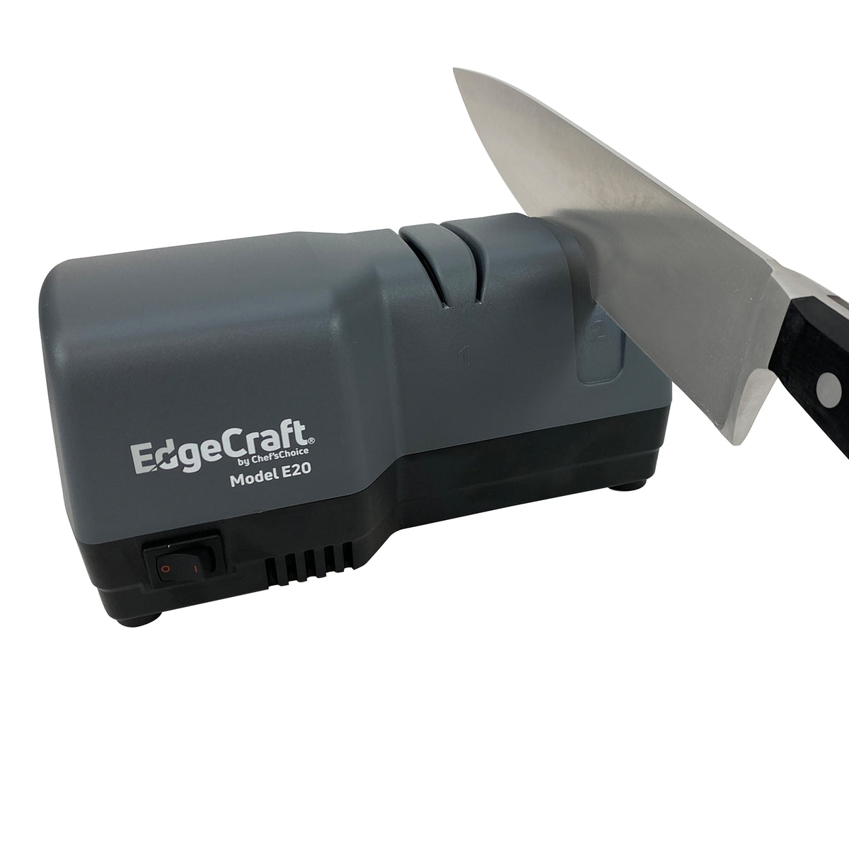 Edgecraft 20 Hybrid Knife Sharpener, 2-Stage 20-Degree Dizor, in Gray (SHE020GY11)