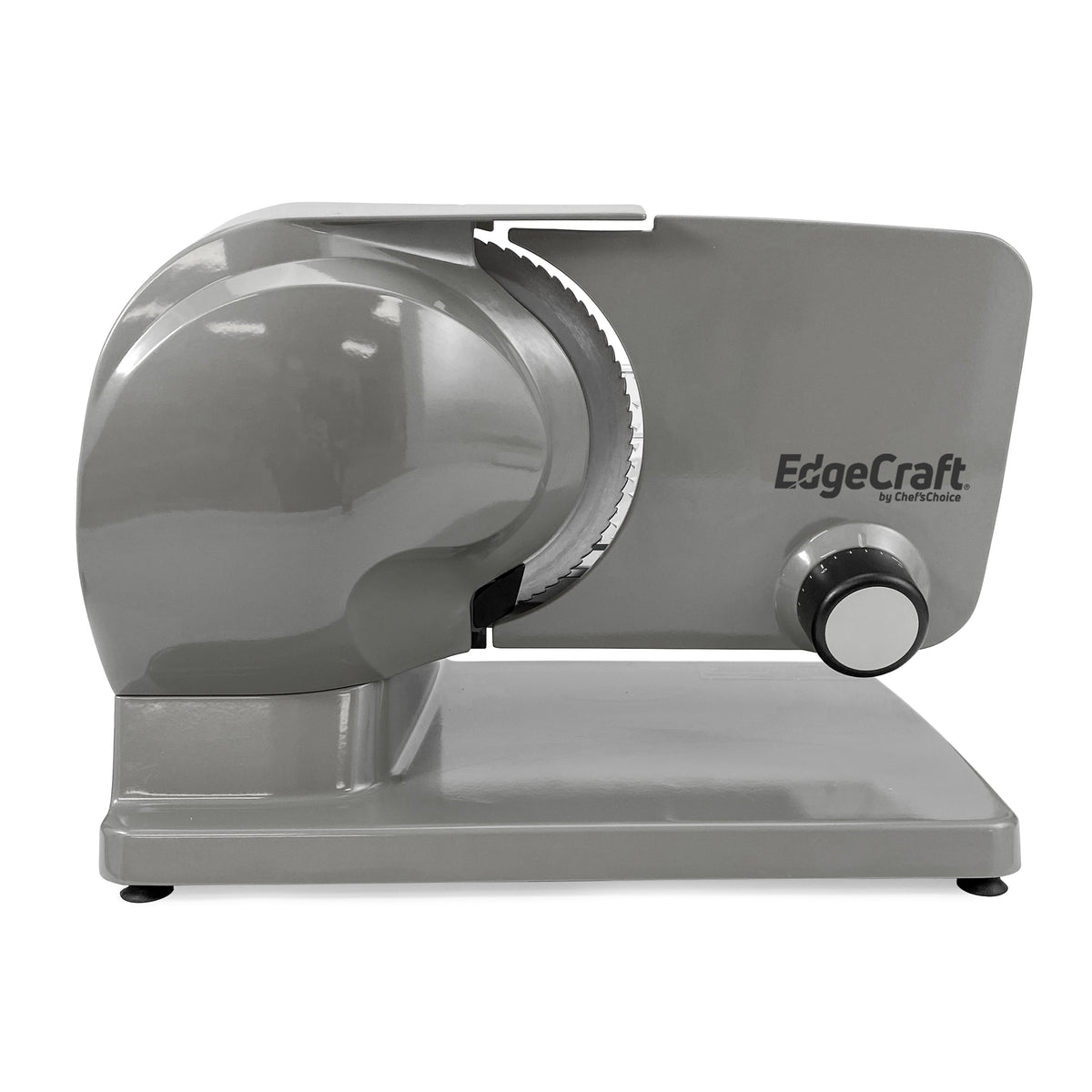 Edgecraft 615 Electric Meat Slicer, 7-Inch Stainless Blade, Adjustable Thickness Control, in Silver (SLE615SS13)