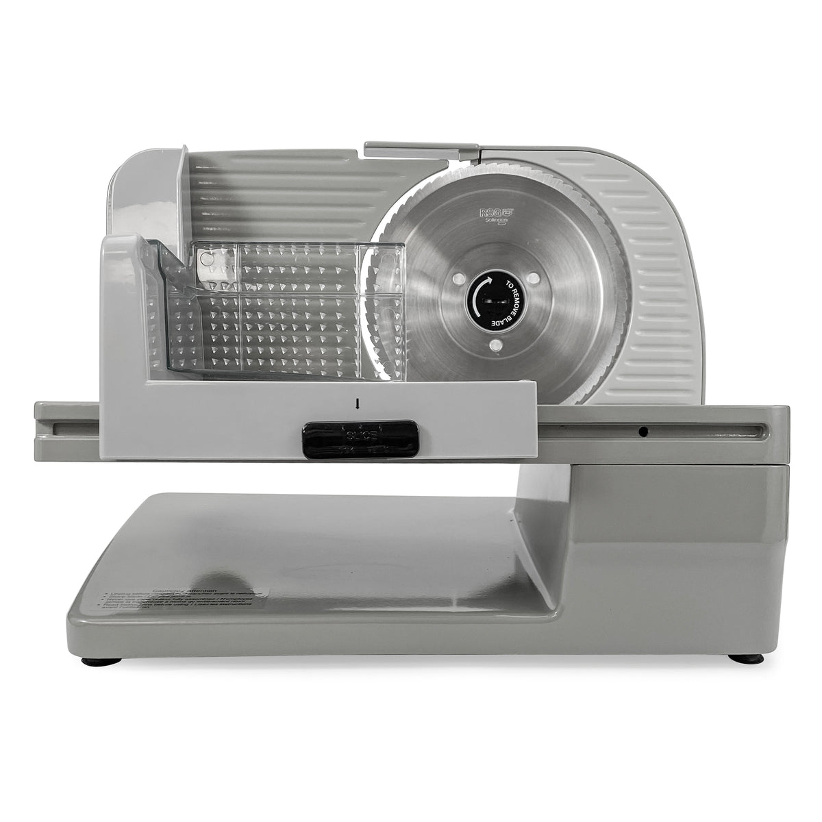 Edgecraft 615 Electric Meat Slicer, 7-Inch Stainless Blade, Adjustable Thickness Control, in Silver (SLE615SS13)