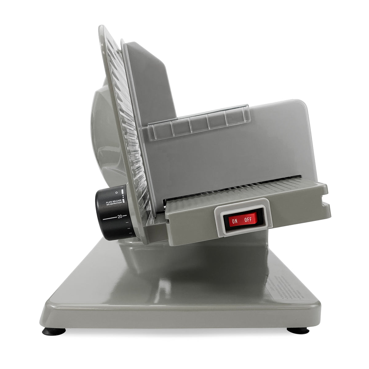 Edgecraft 615 Electric Meat Slicer, 7-Inch Stainless Blade, Adjustable Thickness Control, in Silver (SLE615SS13)