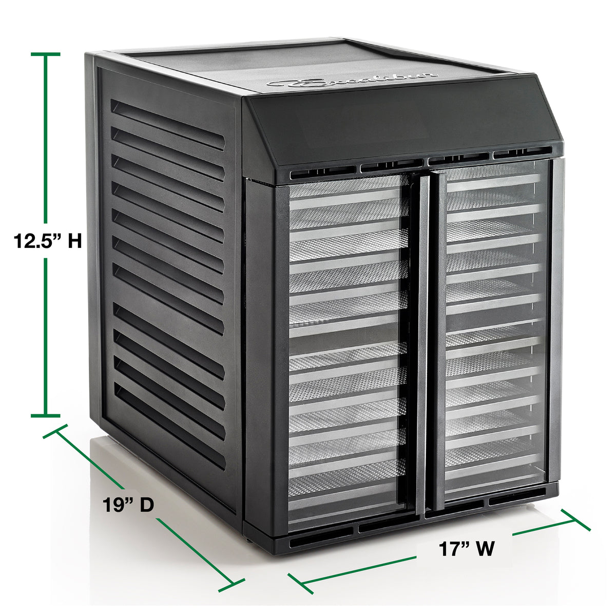 Excalibur RES10 10-Tray Dual-Zone Food Dehydrator with Digital Control, in Black