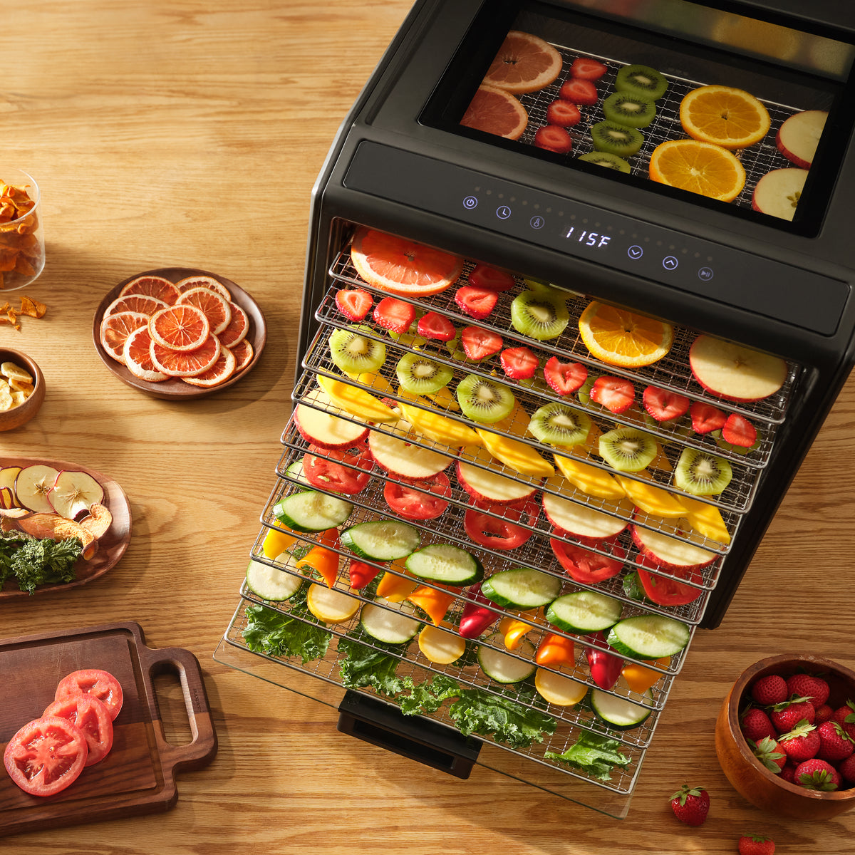 Excalibur DH10SS 10 Tray Performance Digital Dehydrator, in Stainless Steel (DH10SSSS13)