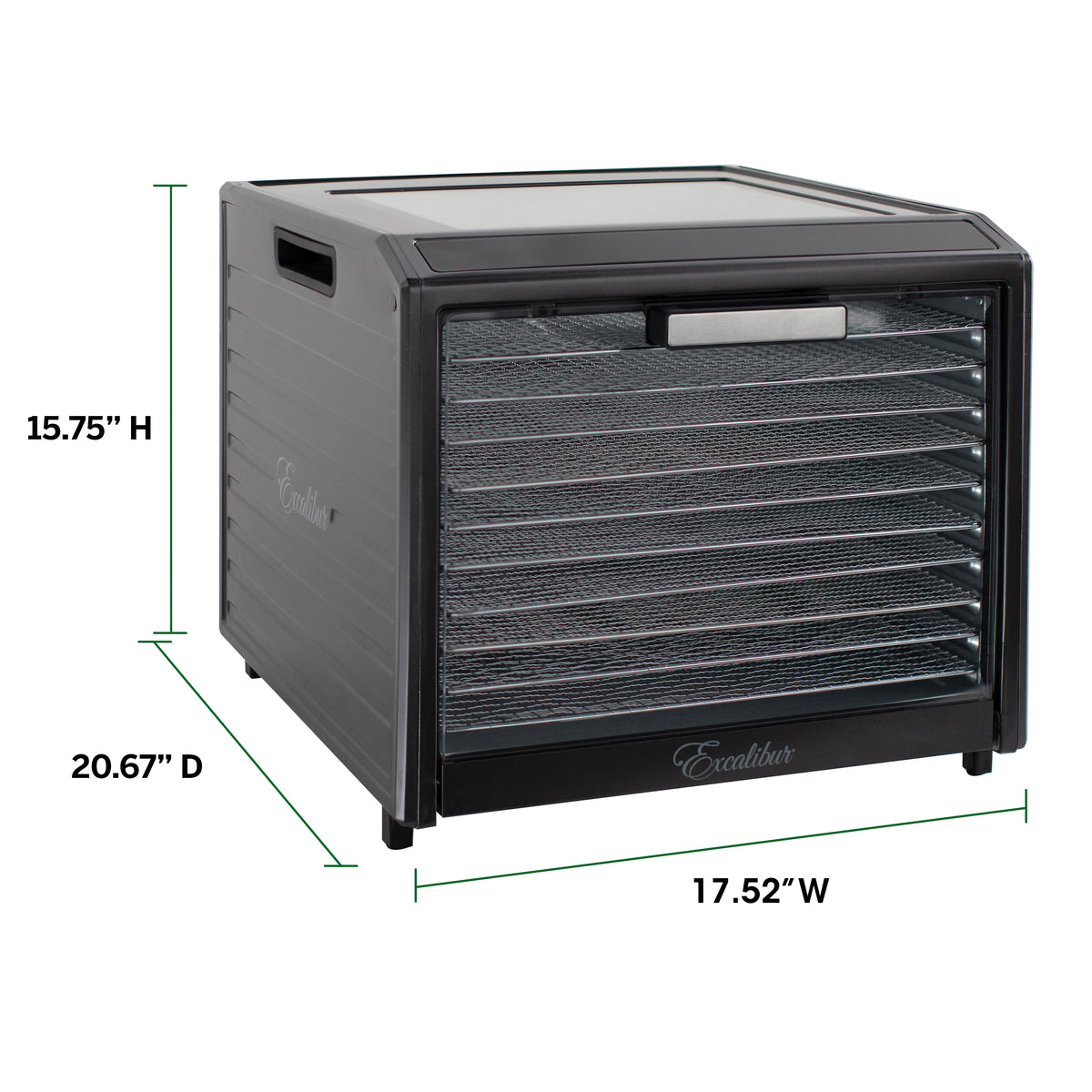 Excalibur DH10SS 10 Tray Performance Digital Dehydrator, in Stainless Steel (DH10SSSS13)