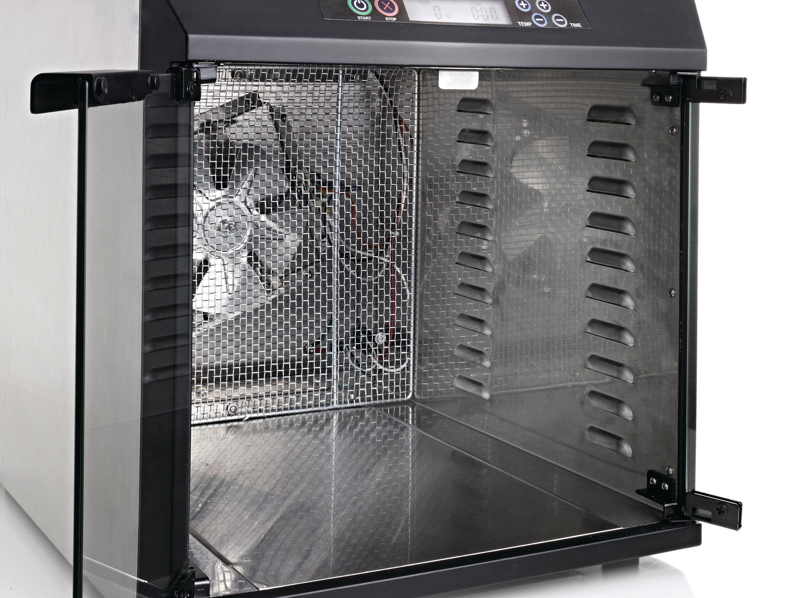 Excalibur EXC10EL 10 Tray Commercial Food Dehydrator with Adjustable Temperature Control and Two 99-Hour Timers, in Stainless Steel