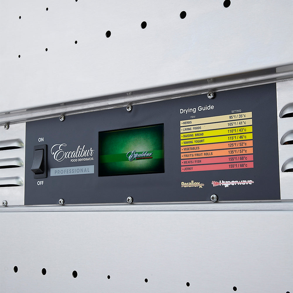 Excalibur COMM2 42-Tray Dual-Zone Commercial Food Dehydrator, in Stainless Steel