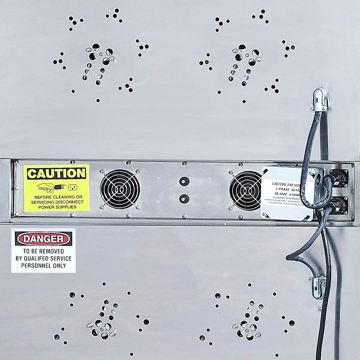 Excalibur COMM2 42-Tray Dual-Zone Commercial Food Dehydrator, in Stainless Steel