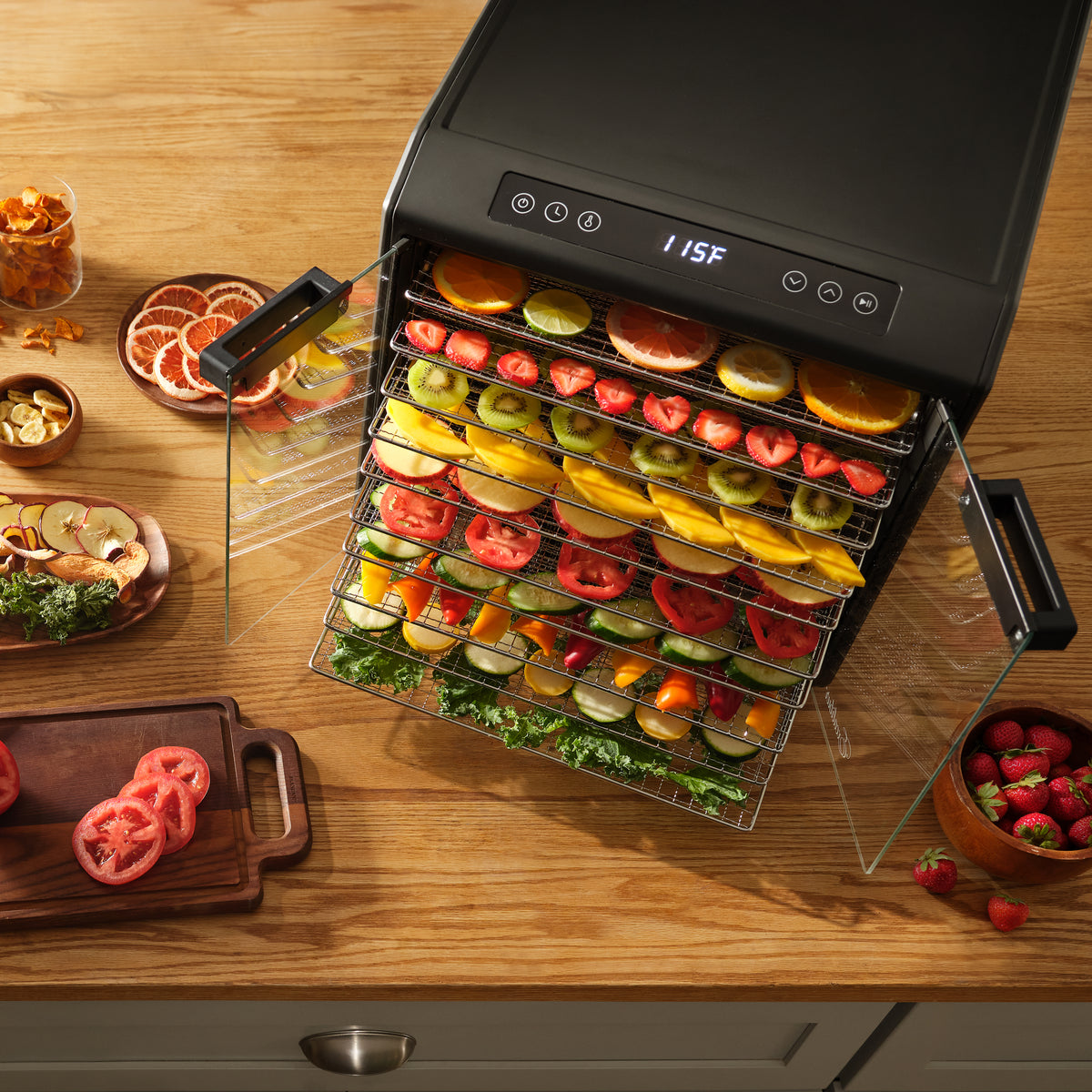 Excalibur DH10SC 10 Tray Select Digital Dehydrator, in Stainless Steel (DH10SCSS13)
