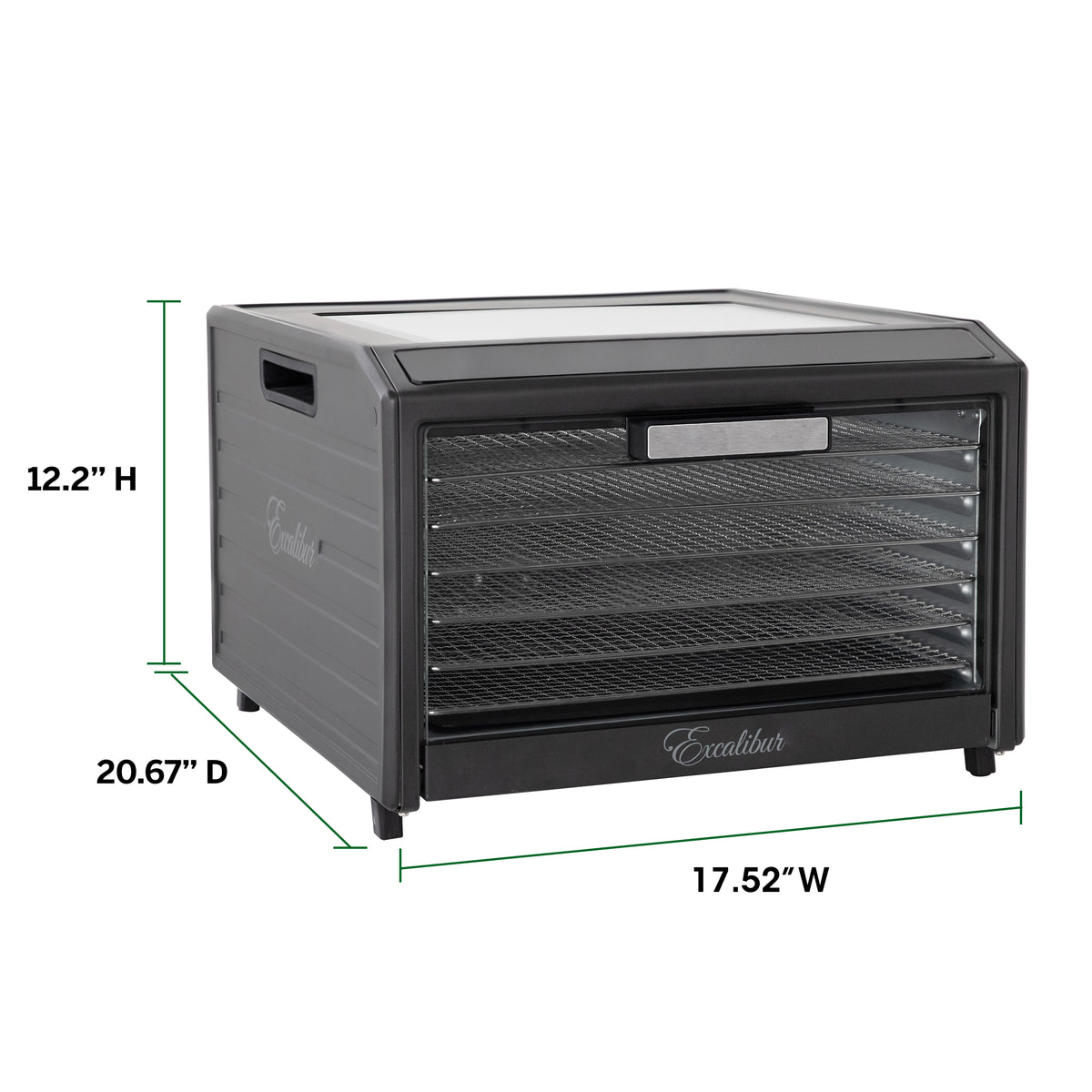 Excalibur DH06SS 6 Tray Performance Digital Dehydrator, in Stainless Steel (DH06SSSS13)