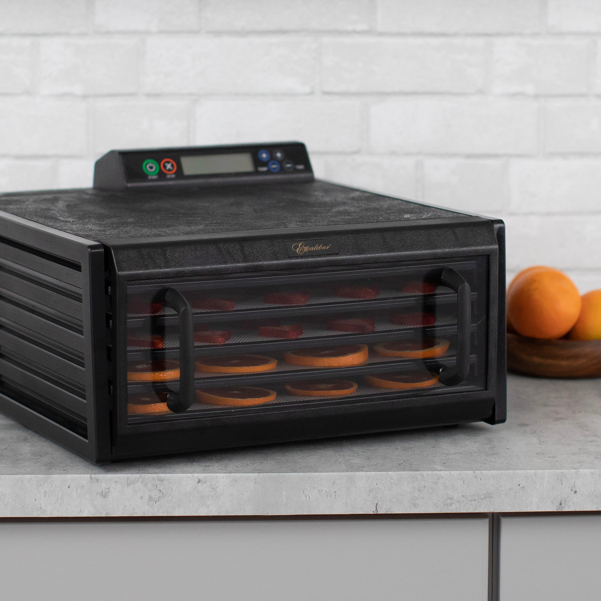 Excalibur 3548CDB 5-Tray Food Dehydrator with Digital 48-HR Timer, in Black
