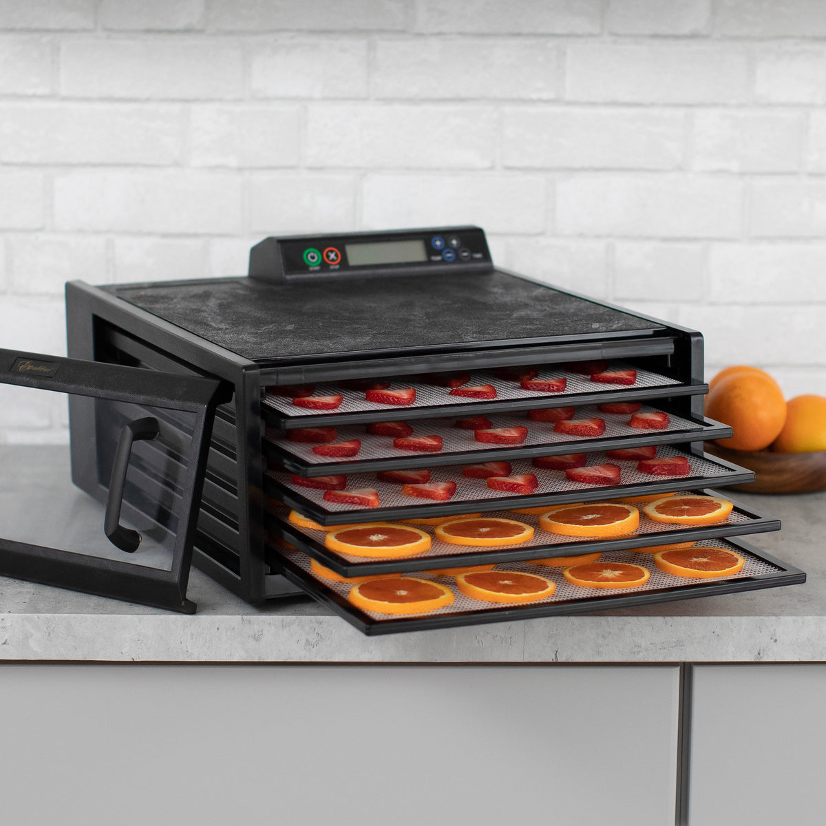 Excalibur 3548CDB 5-Tray Food Dehydrator with Digital 48-HR Timer, in Black