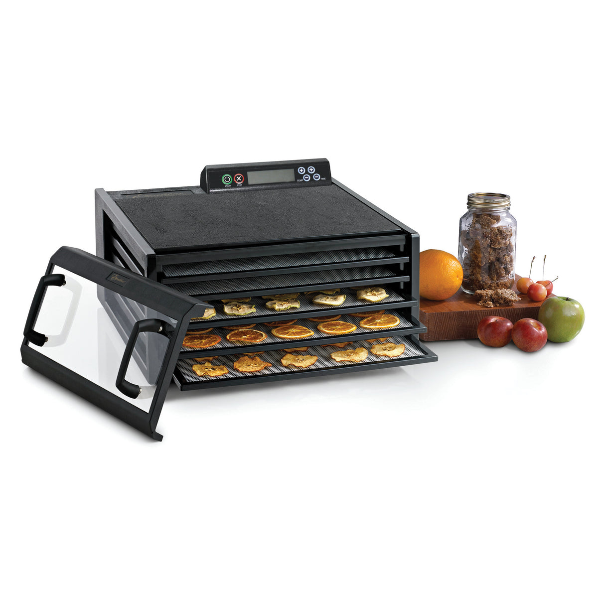 Excalibur 3548CDB 5-Tray Food Dehydrator with Digital 48-HR Timer, in Black