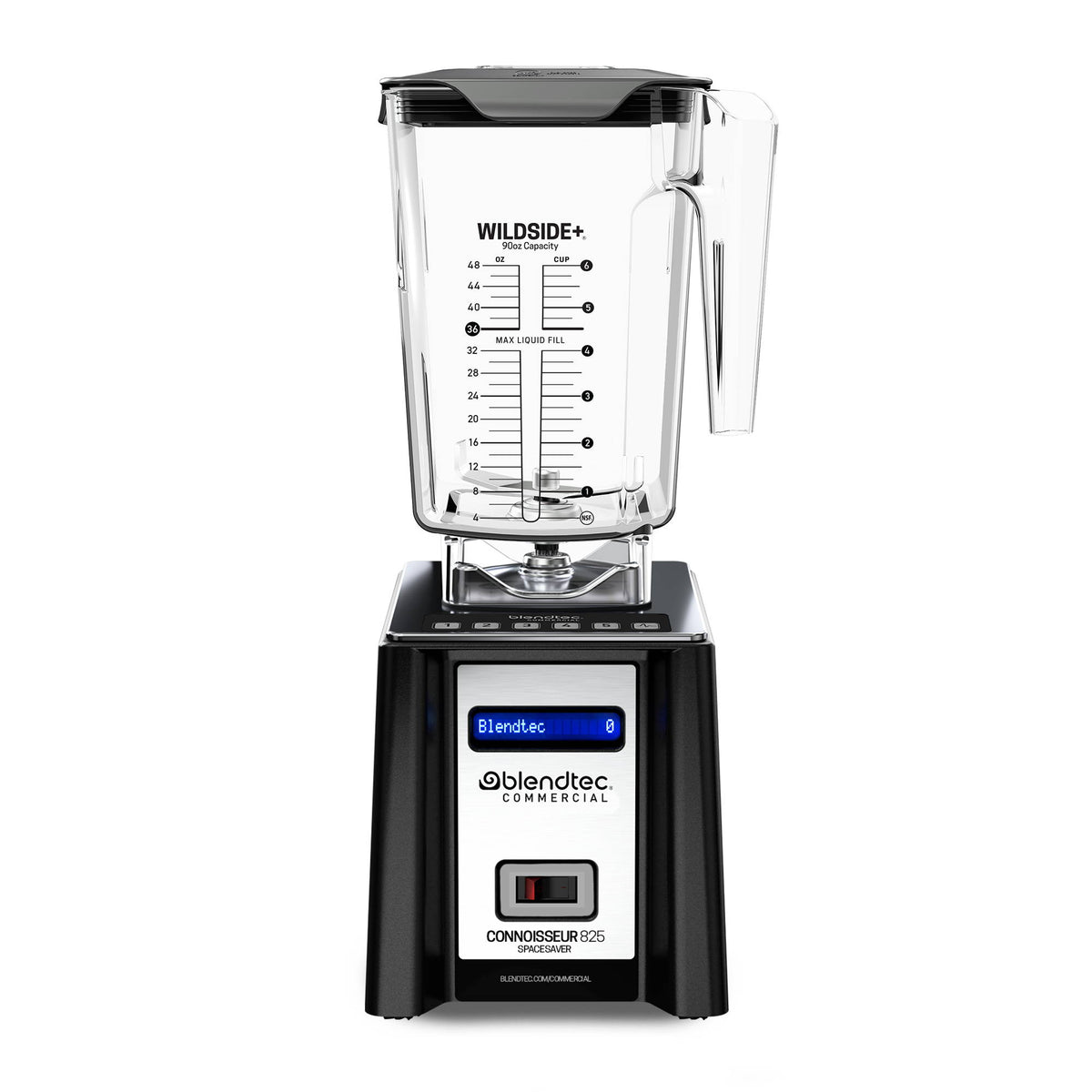 Blendtec C825C11E-A1GA1D Connoisseur 825 SpaceSaver Bar Blender, 1 WildSide Jar