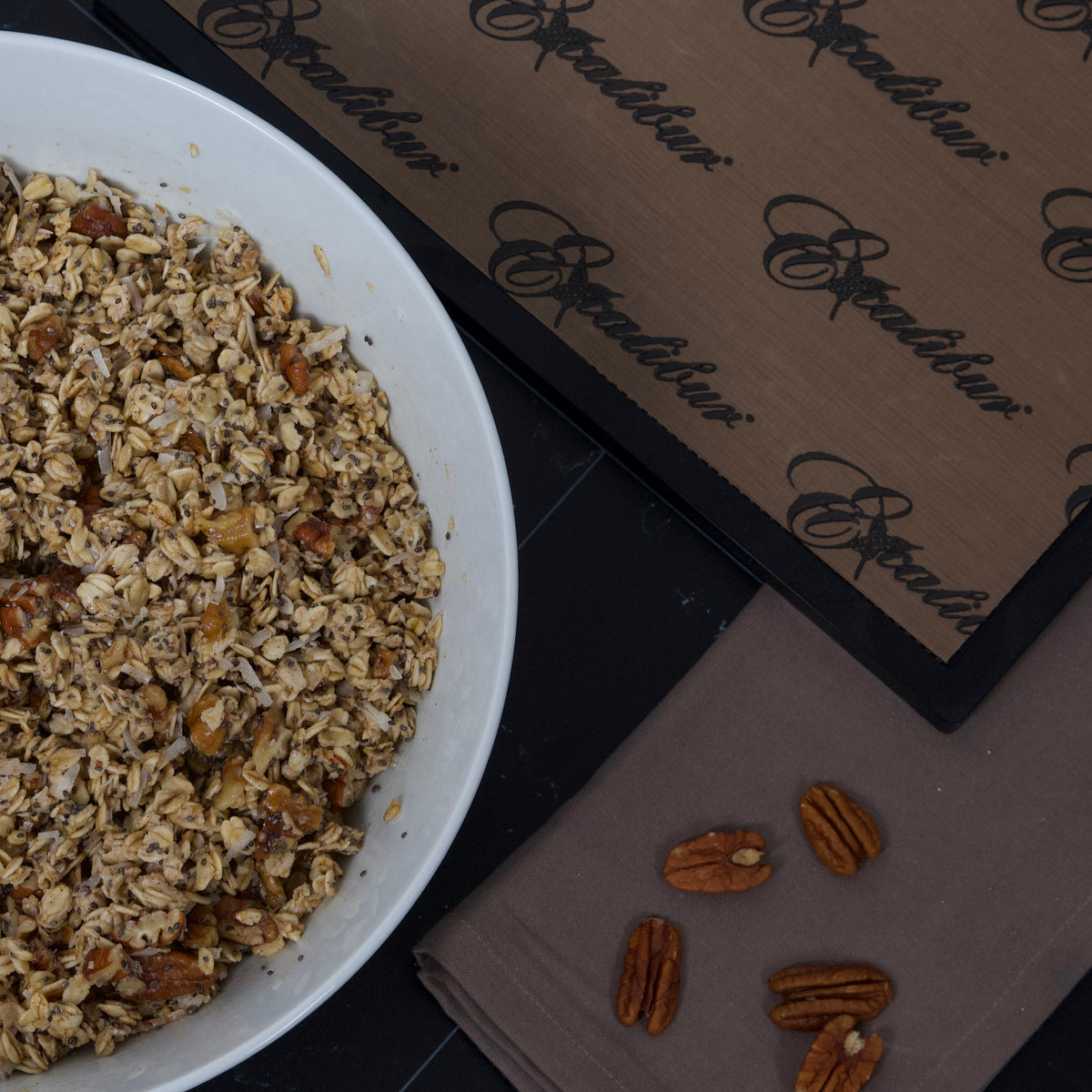 Excalibur PFP11 ParaFlexx Premium Non-Stick Drying Sheet, 11" x 11", in Brown