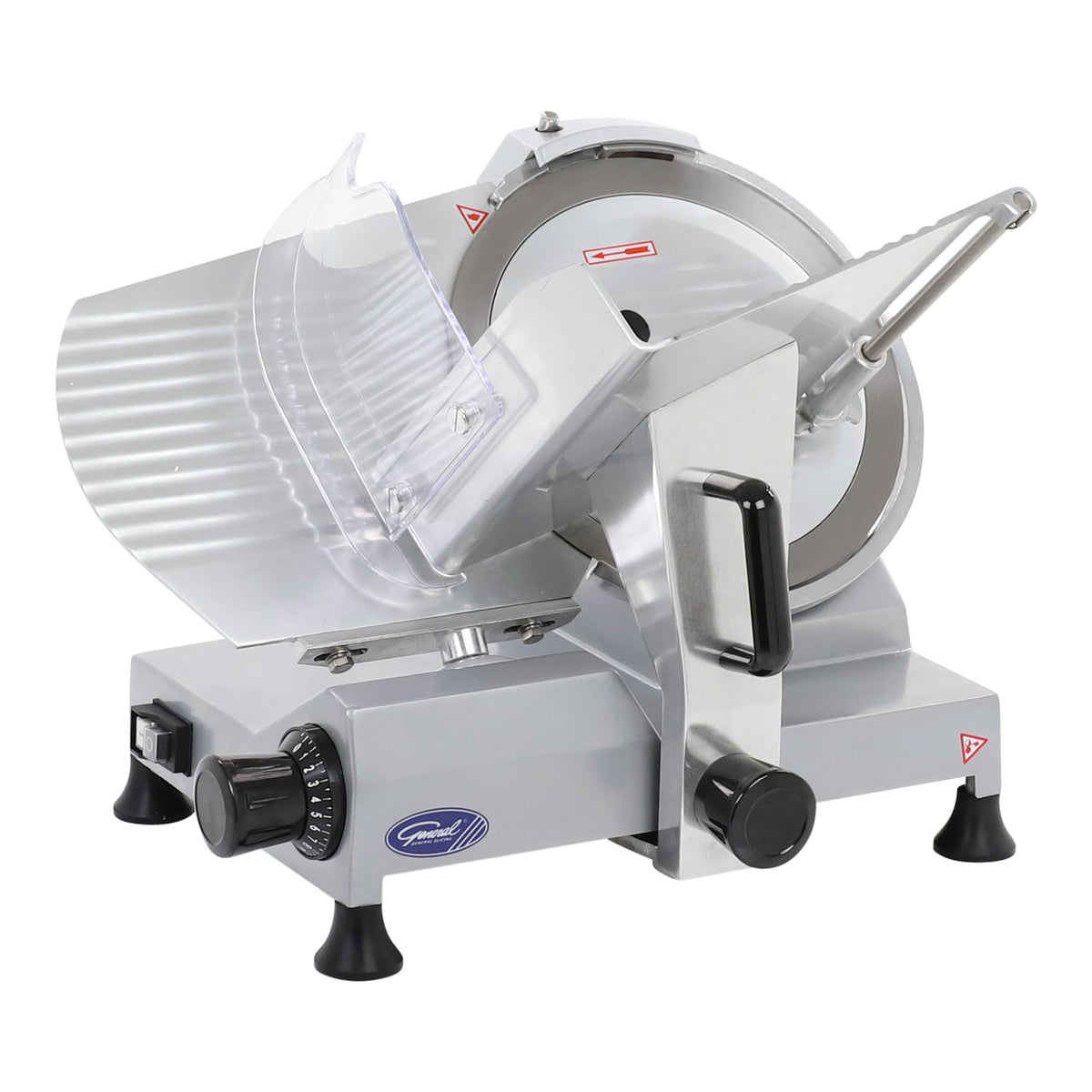 General GSE012 Manual Commercial Food Slicer, 12 Inch Knife, Medium to Heavy Duty, in Stainless Steel