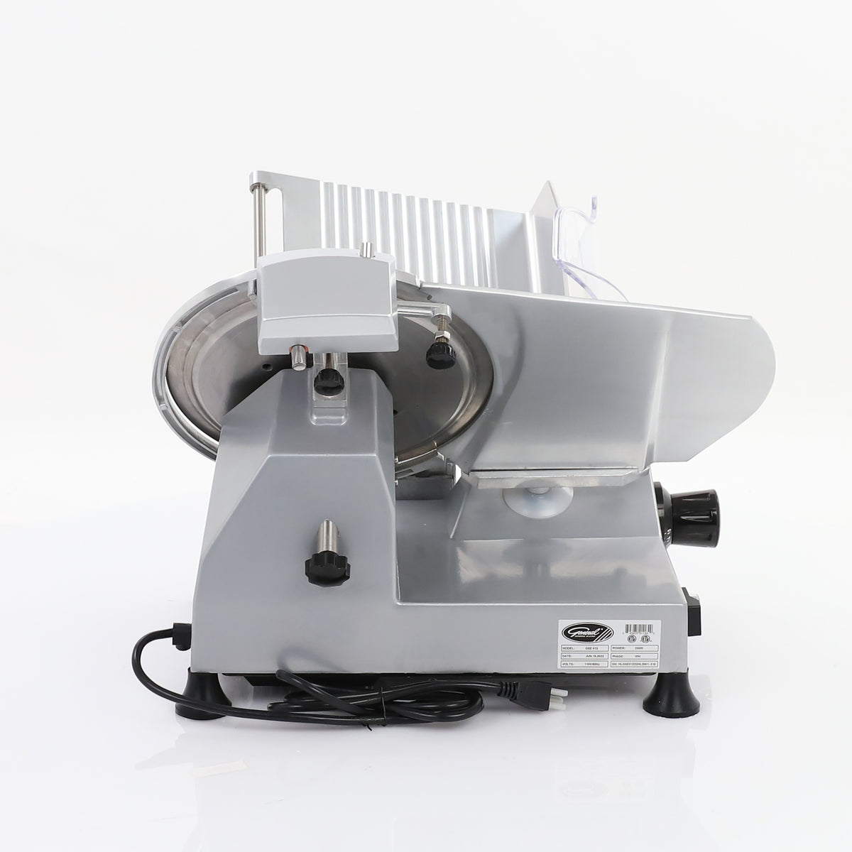 General GSE012 Manual Commercial Food Slicer, 12 Inch Knife, Medium to Heavy Duty, in Stainless Steel