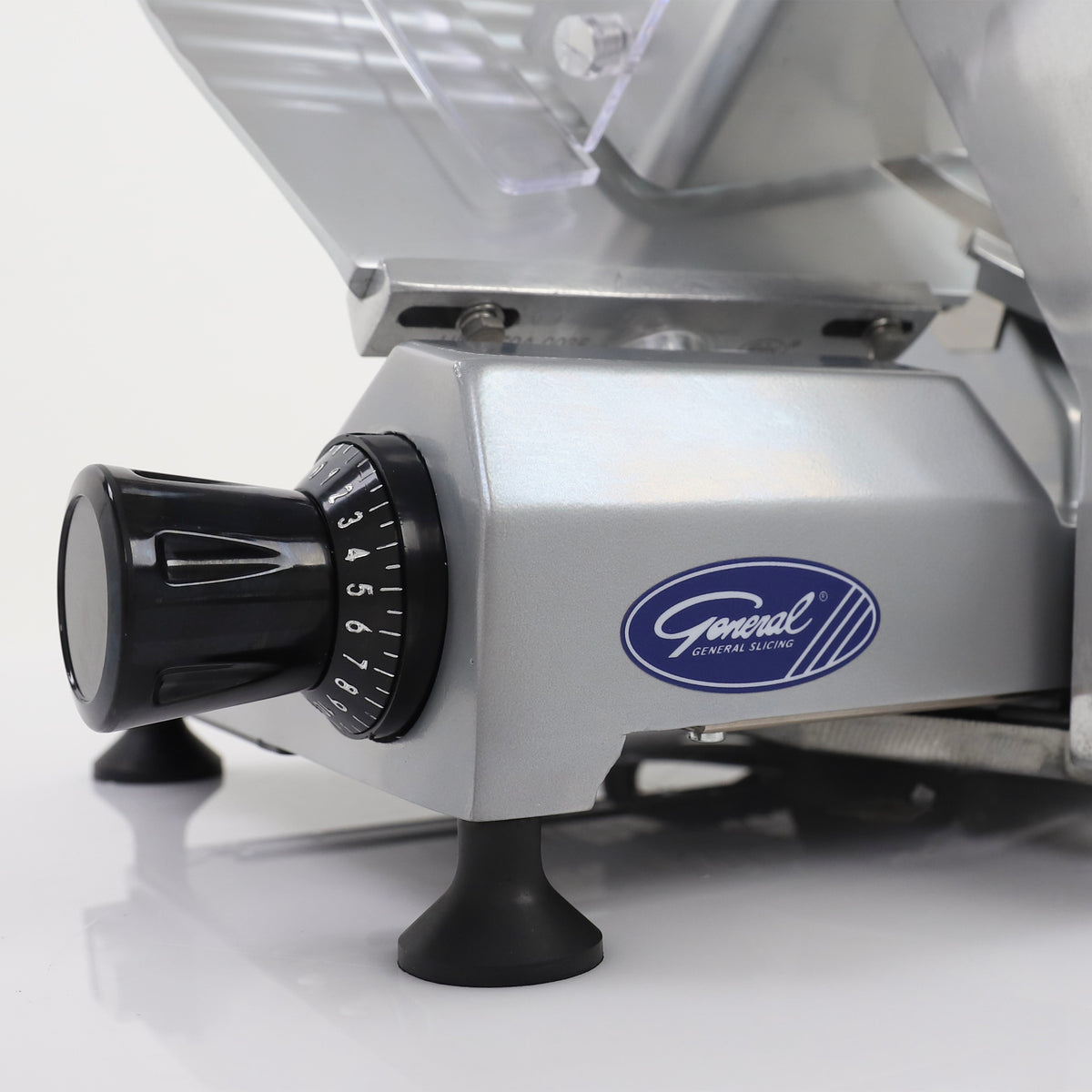 General GSE010 Manual Commercial Food Slicer, 10 Inch Knife, Medium Duty, in Stainless Steel