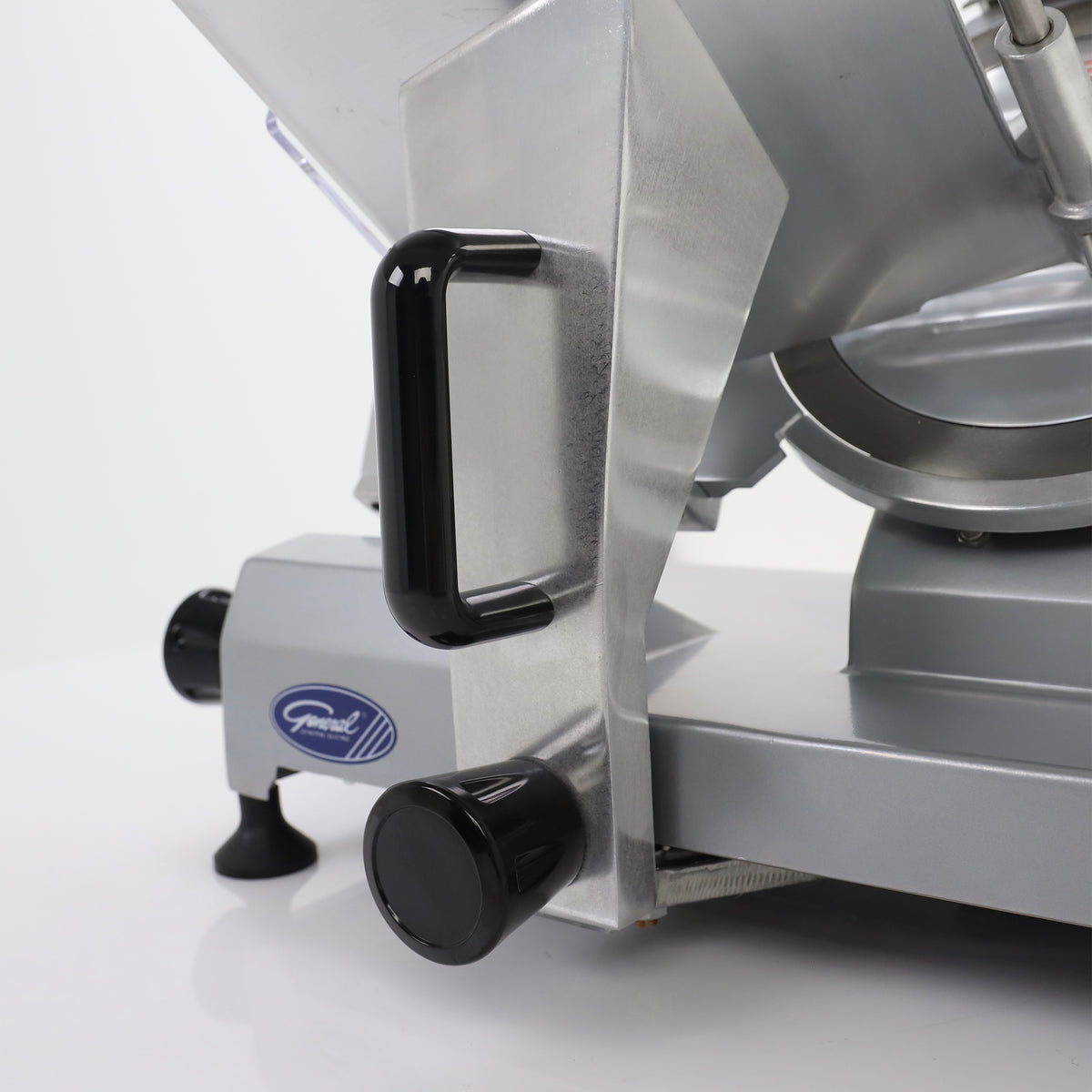 General GSE010 Manual Commercial Food Slicer, 10 Inch Knife, Medium Duty, in Stainless Steel