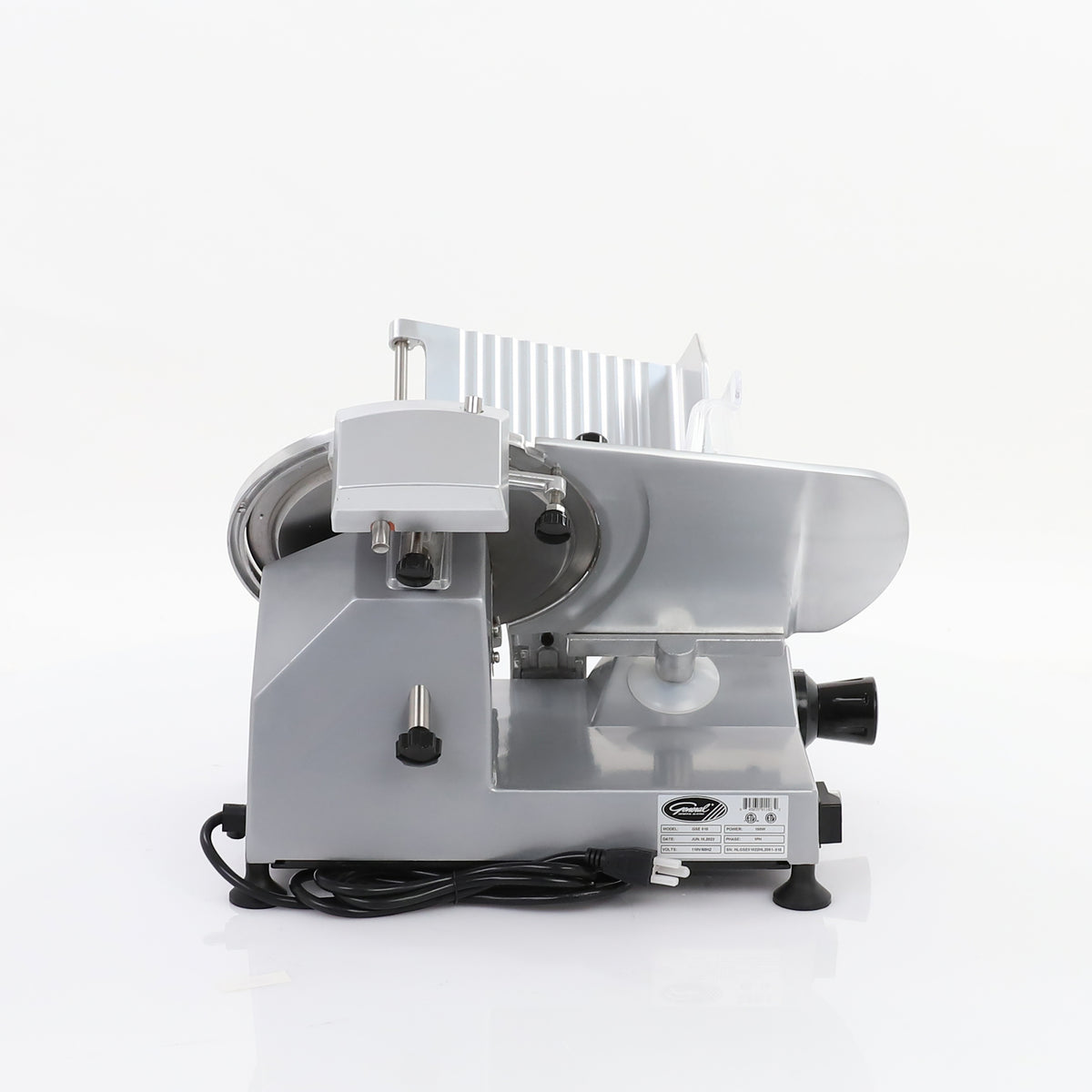 General GSE010 Manual Commercial Food Slicer, 10 Inch Knife, Medium Duty, in Stainless Steel