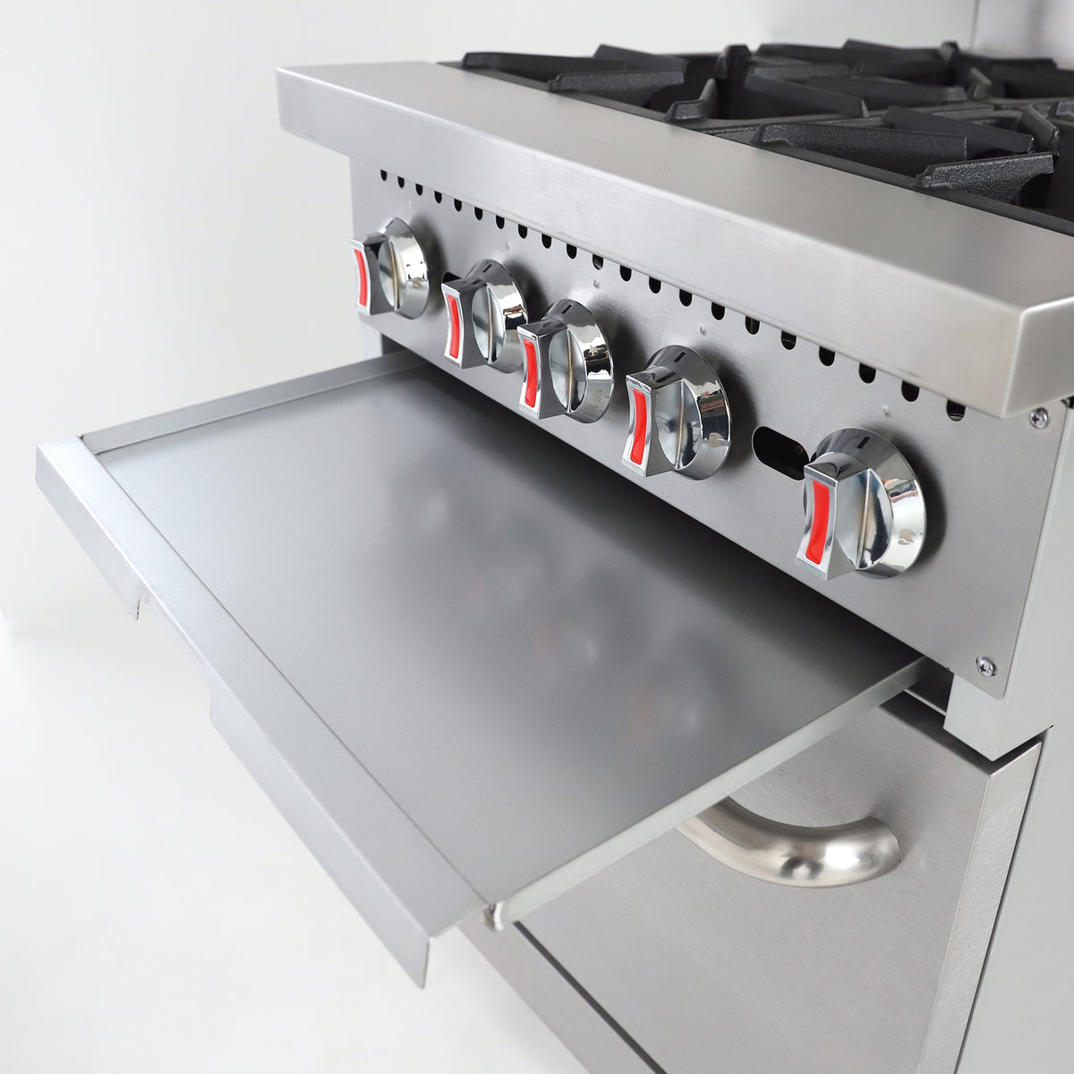 General GR4-24 Gas Range with Oven, 4 Burners, 120,000 BTU, 24", in Stainless Steel (GR4-24LP)