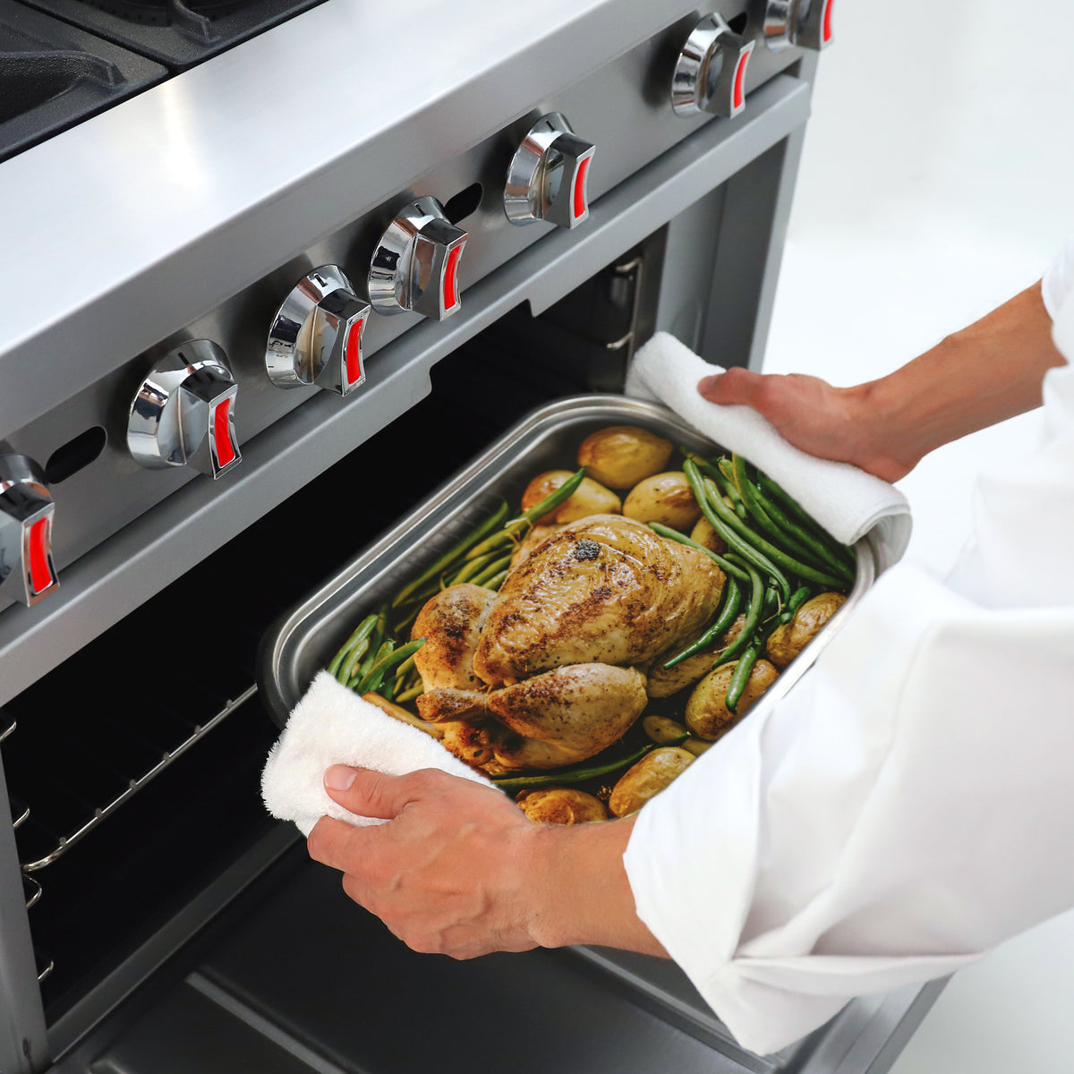 General GR6-36 Gas Range with Oven, 6 Burners, 180,000 BTU, 36", in Stainless Steel (GR4-36NG)