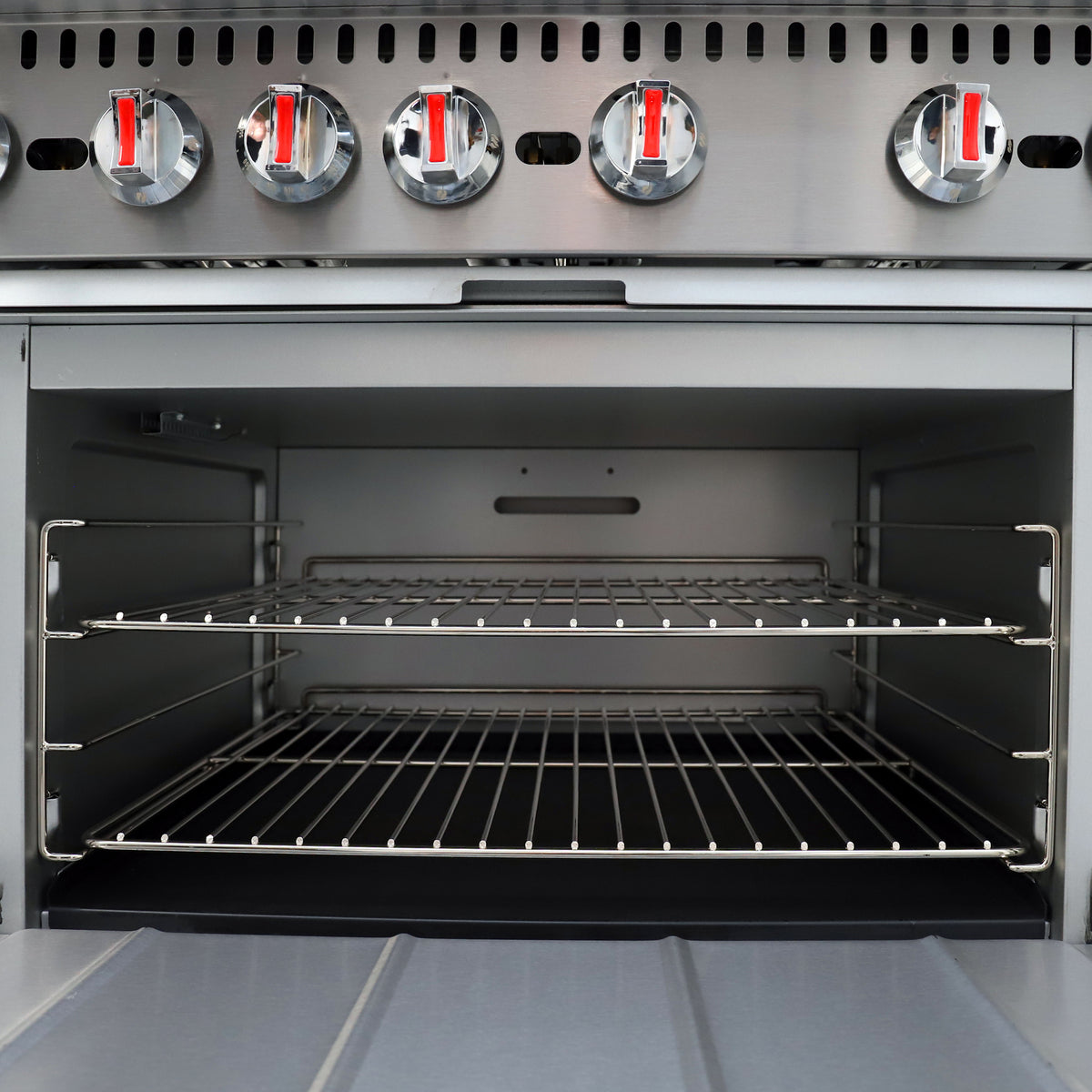 General GR6-36 Gas Range with Oven, 6 Burners, 180,000 BTU, 36", in Stainless Steel (GR4-36NG)