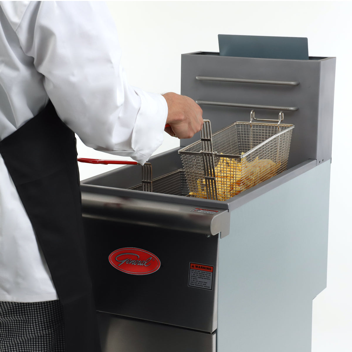 General GFF3-40 Deep Fryer, 40 lb., 90,000 BTU, in Stainless Steel (GFF3-40N)