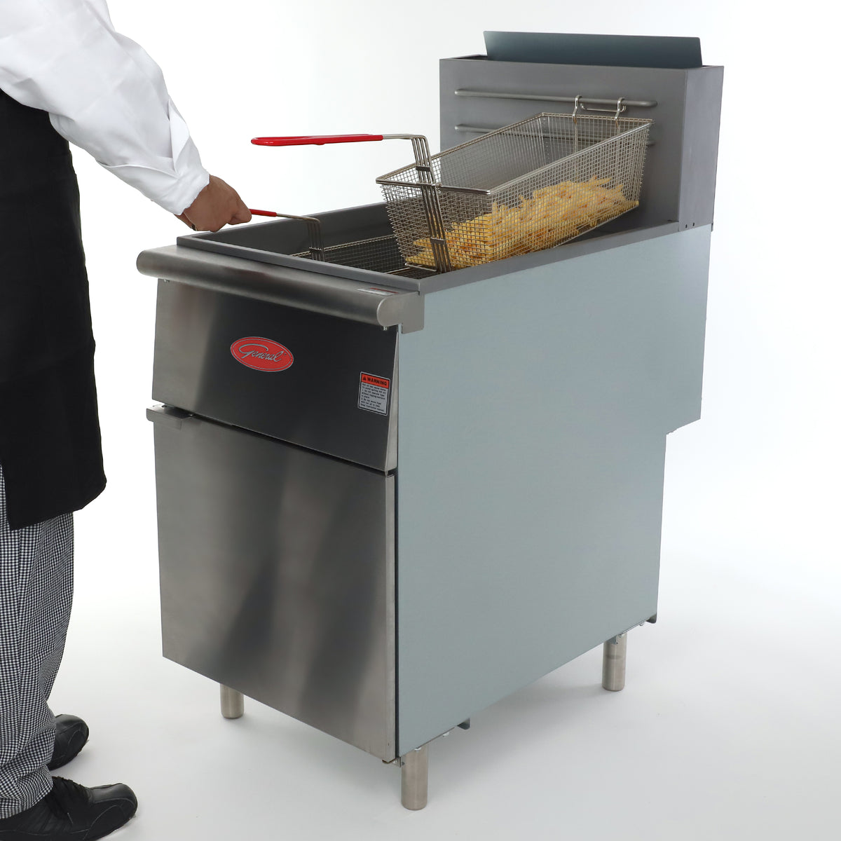 General GFF5-70 Deep Fryer, 70 lb., 150,000 BTU, in Stainless Steel (GFF5-70N)
