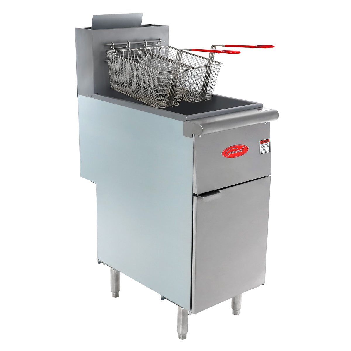 General GFF4-50 Deep Fryer, 50 lb., 120,000 BTU, in Stainless Steel (GFF4-50N)