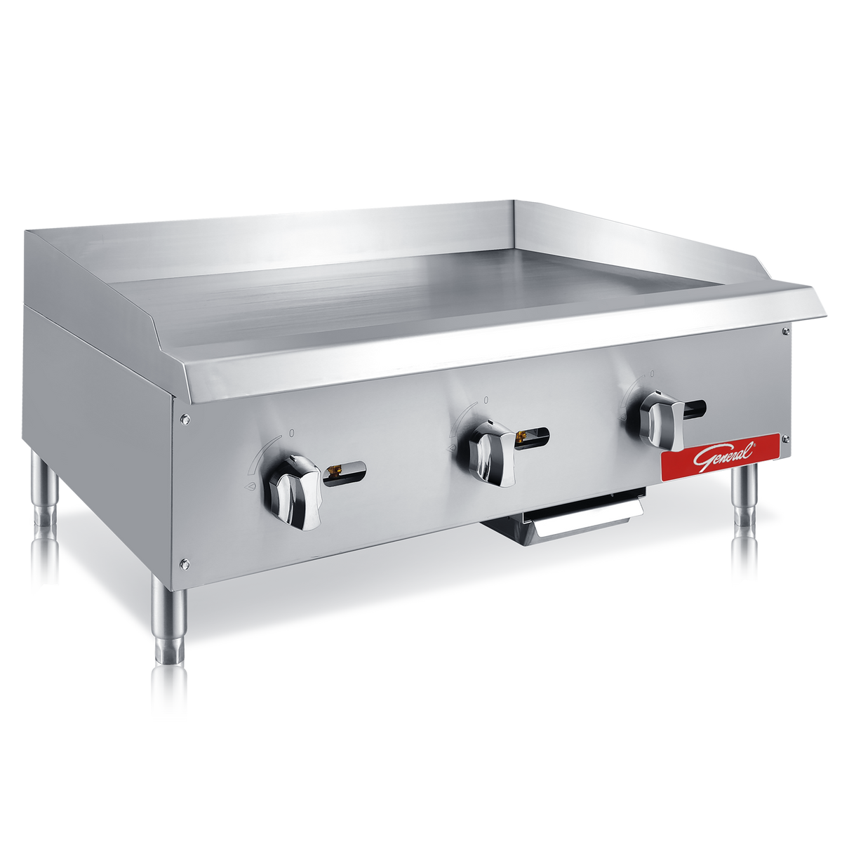 General GCMG-36 Countertop Gas Griddle, 90,000 BTU's, 36", in Stainless Steel (GCMG-36NG)