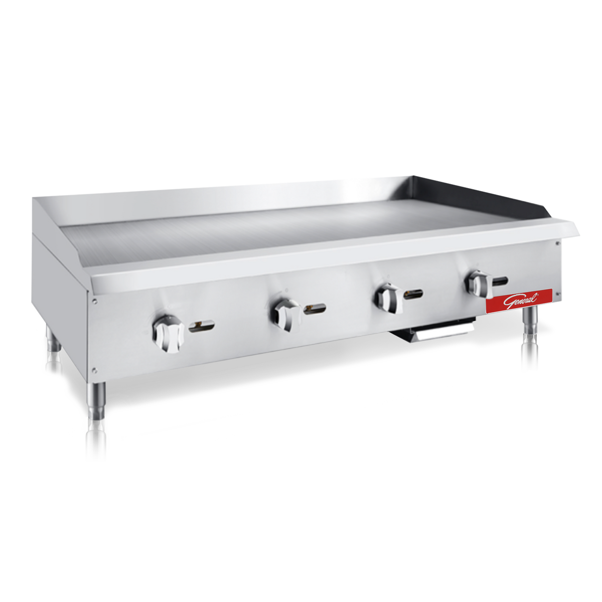 General GCMG-48 Countertop Gas Griddle, 4 Burners, 120,000 BTU's, 48", in Stainless Steel (GCMG-48LP)