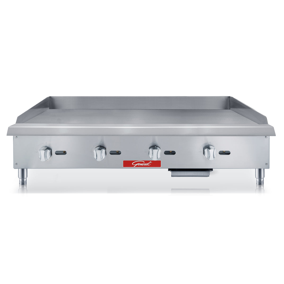 General GCMG-48 Countertop Gas Griddle, 4 Burners, 120,000 BTU's, 48", in Stainless Steel (GCMG-48LP)