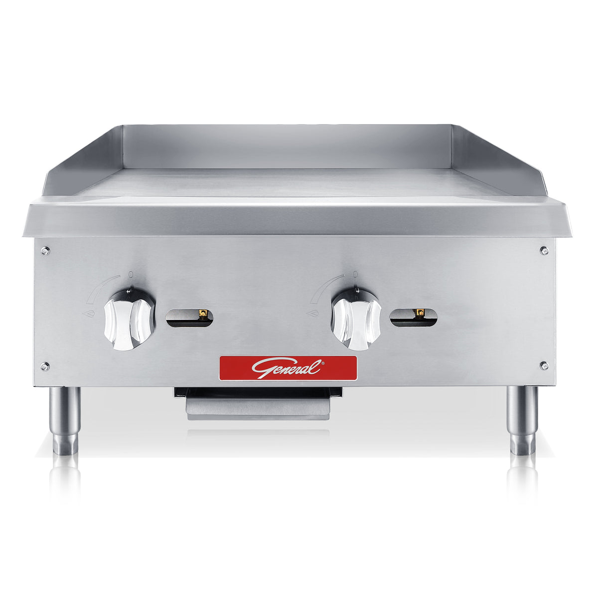 General GCMG-24 Countertop Gas Griddle, 60,000 BTU's, 24", in Stainless Steel (GCMG-24NG)