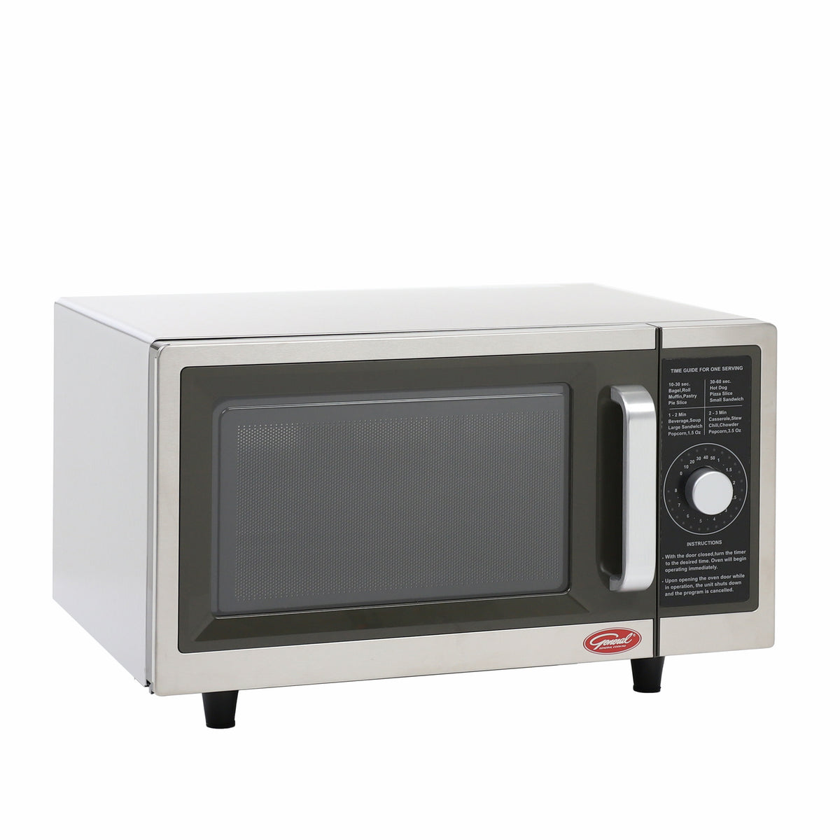 General GEW1000D Commercial Microwave with Dial Control, 1000 Watt, in Stainless Steel