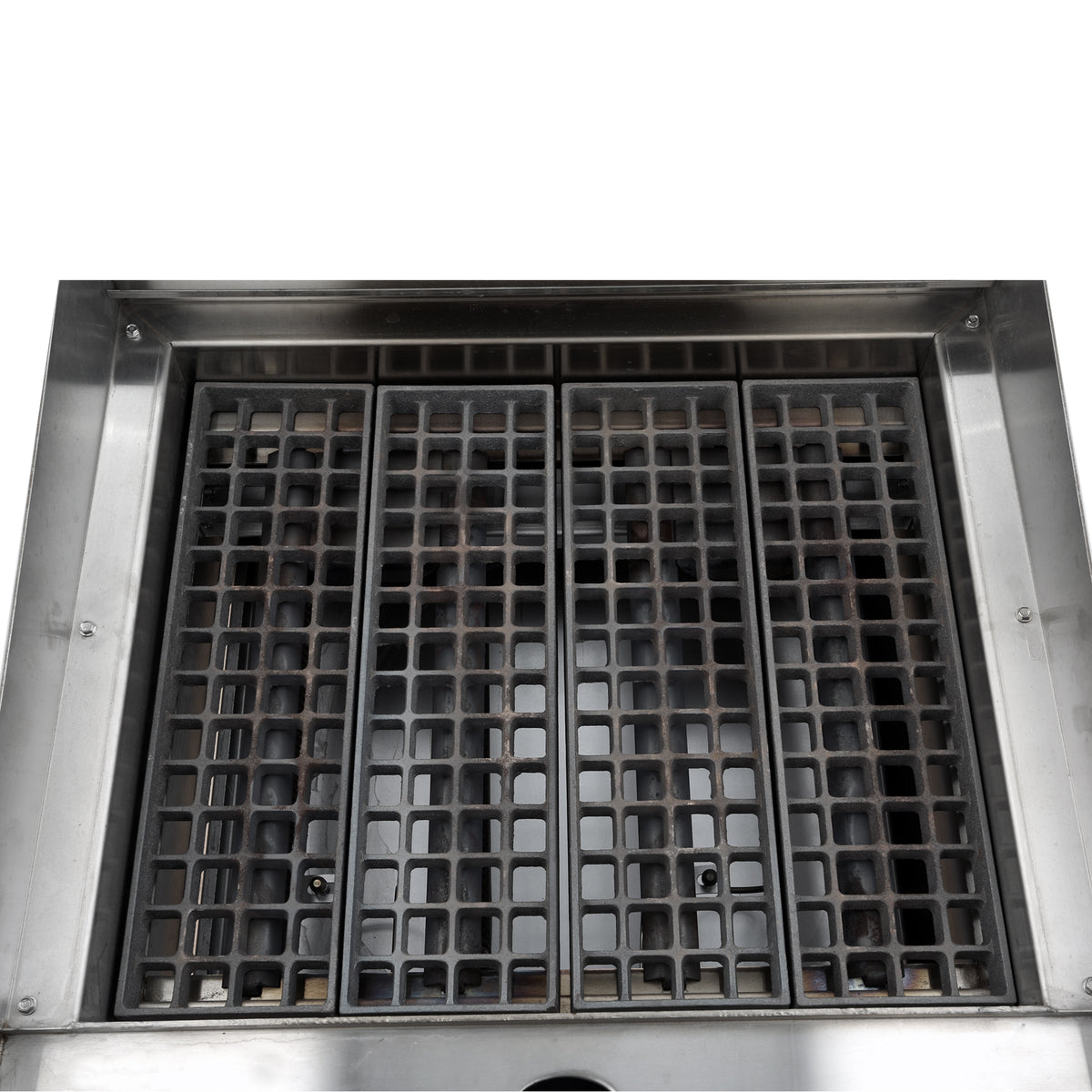 General GCCB-48 Lava Rock Charbroiler, 4 Burners, 140,000 BTU's, 48", in Stainless Steel (GCCB-48NG)