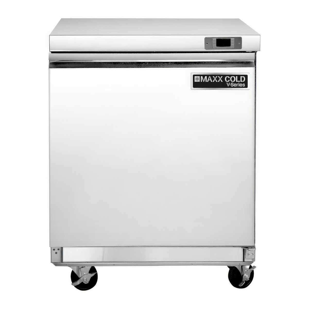 Maxx Cold MVF29UHC V-Series 1 Door Undercounter Freezer, 29"W, 7.8 cu ft, in Stainless Steel