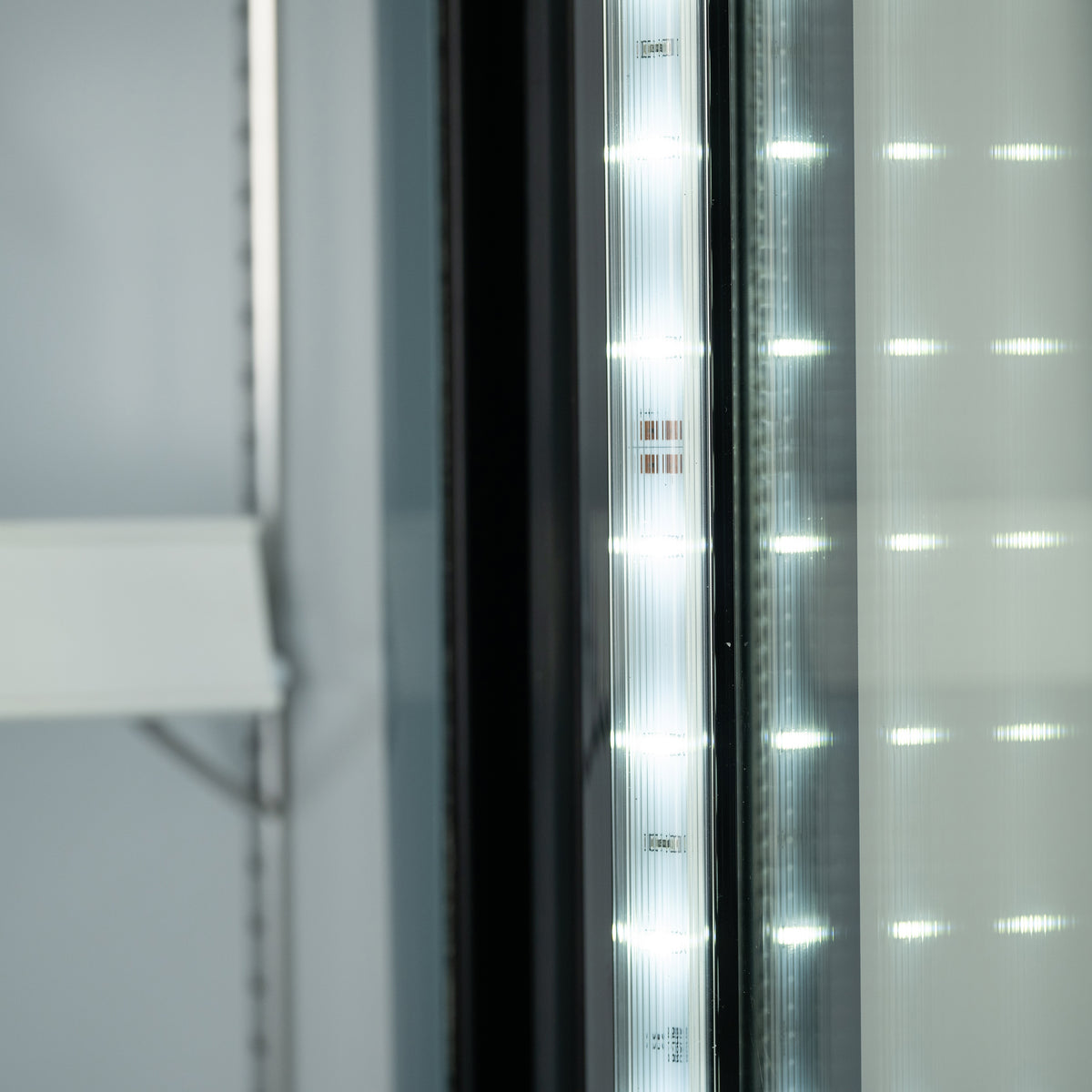 Maxx Cold MVMF23 V-Series Single Glass Door Merchandiser Freezer, 27"W, 23 cu. ft. Capacity, in Black (MVMF23B)