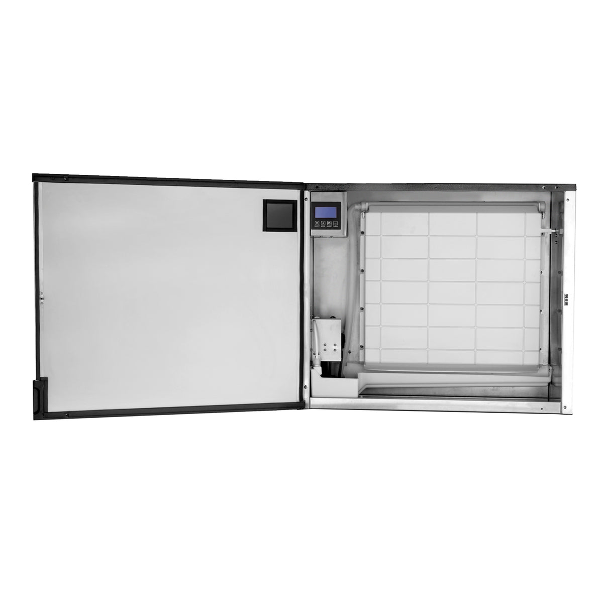 Maxx Ice MIM370NH Intelligent Series Modular Ice Machine, 30"W, 361 lbs, Half Dice Ice Cubes, in Stainless Steel with Black Trim