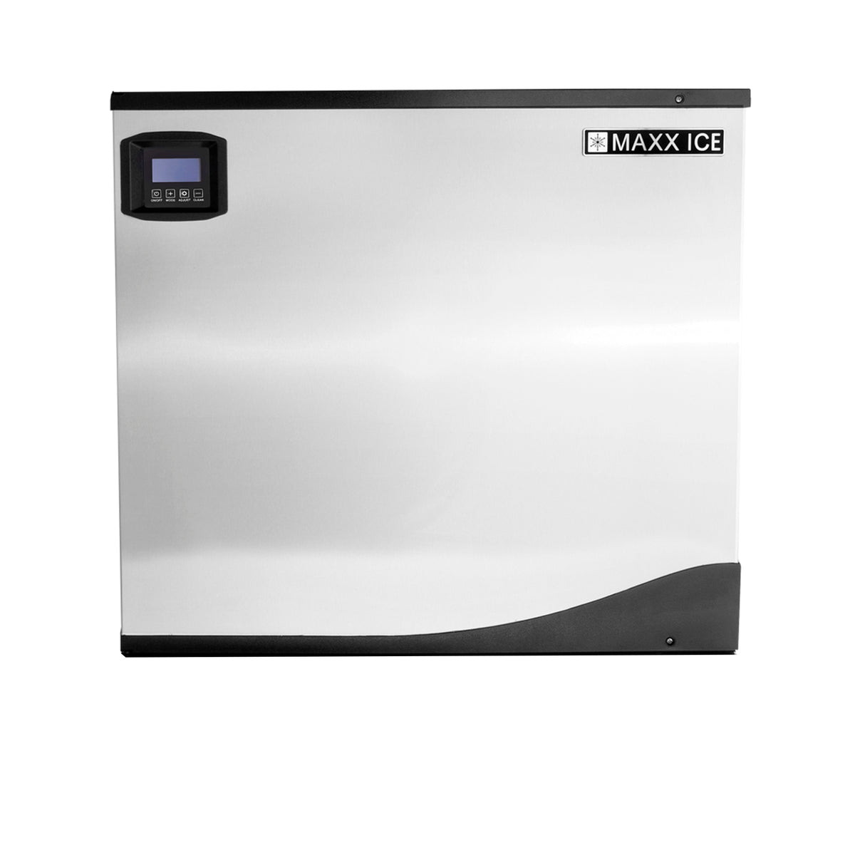 Maxx Ice MIM650N Intelligent Series Modular Ice Machine, 30"W, 650 lbs, Full Dice Ice Cubes, in Stainless Steel with Black Trim