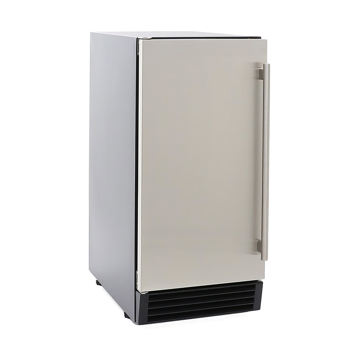 Maxx Ice MIM50 Built-In Indoor Clear Ice Machine, ADA Compliant, 15"W, 65 lbs, Full Dice Ice Cubes, in Black with Stainless Steel Door (MIM50P-ADA)