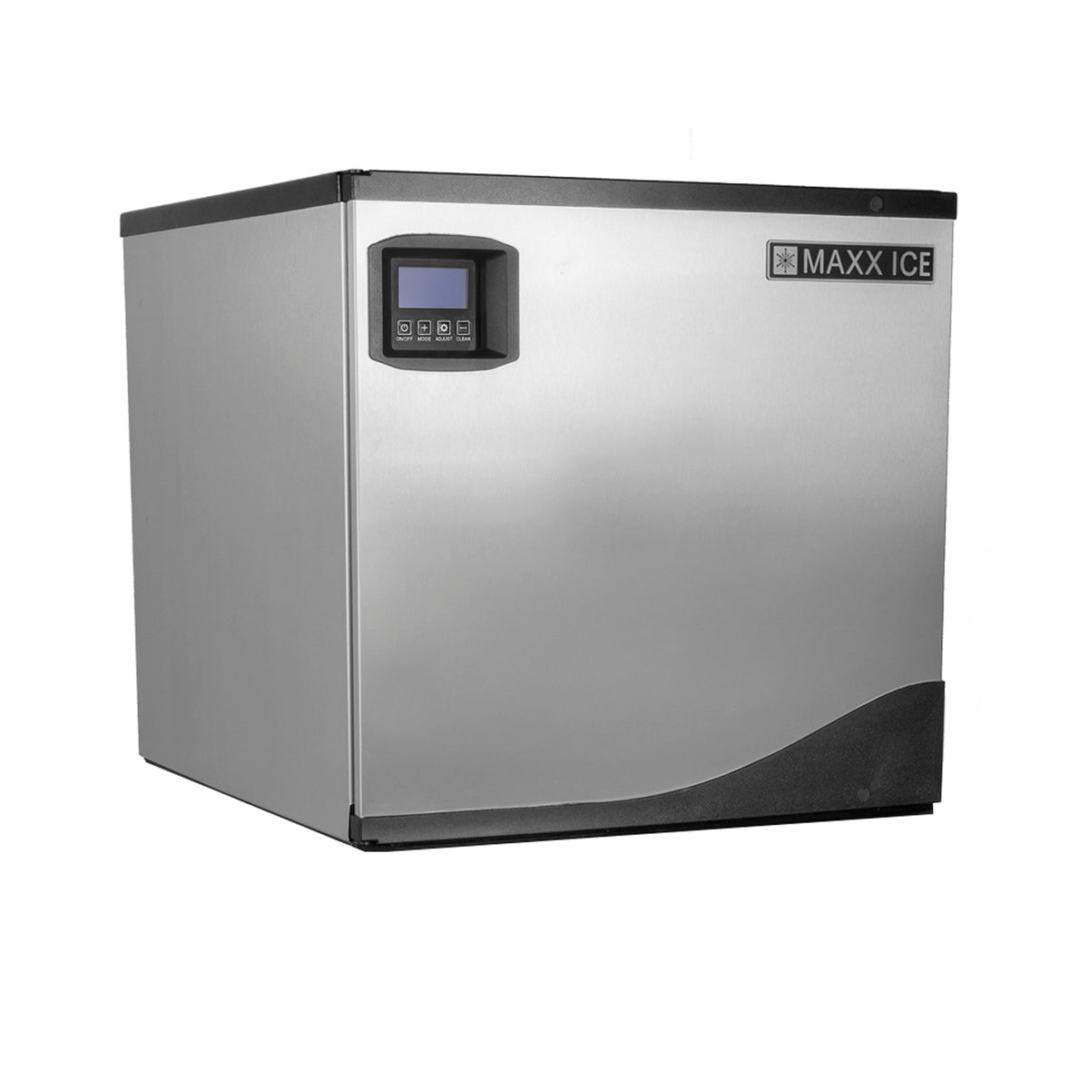 Maxx Ice MIM360NH Intelligent Series Modular Ice Machine, 22"W, 361 lbs, Half Dice Ice Cubes, in Stainless Steel with Black Trim