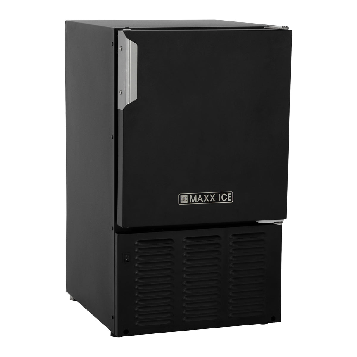 Maxx Ice MMAR25B Compact Marine Ice Machine/Boat and RV Ice Maker, 25 lbs, Long Crescent Cubes, in Black