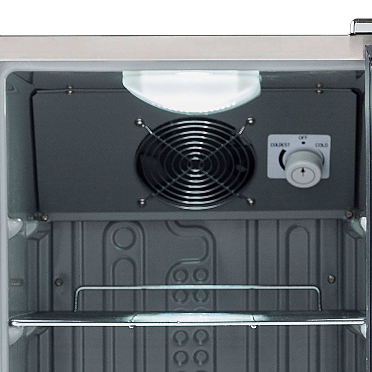 Maxx Ice MCR3U Compact Indoor Refrigerator, 15"W, 3 cu. ft. Capacity, in Stainless Steel