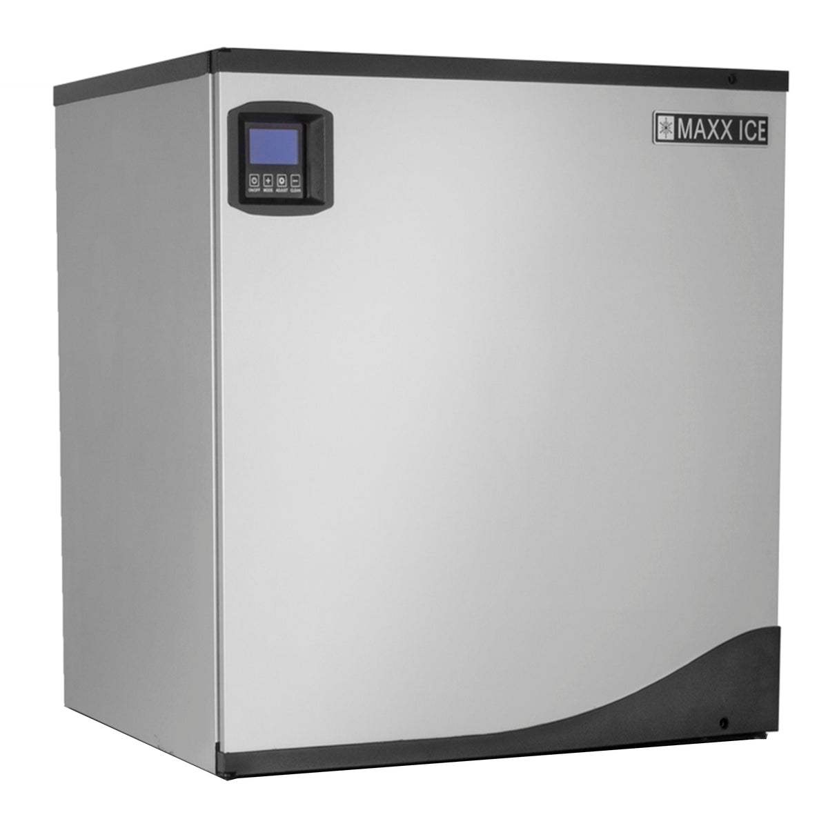 Maxx Ice MIM1000N Intelligent Series Modular Ice Machine, 30"W, 937 lbs, Full Dice Ice Cubes, in Stainless Steel with Black Trim