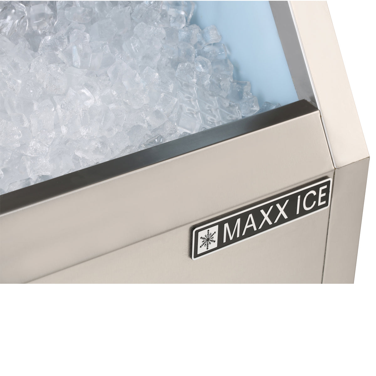 Maxx Ice MIB400 Storage Bin, 30"W, 400 lbs Storage Capacity, in Stainless Steel