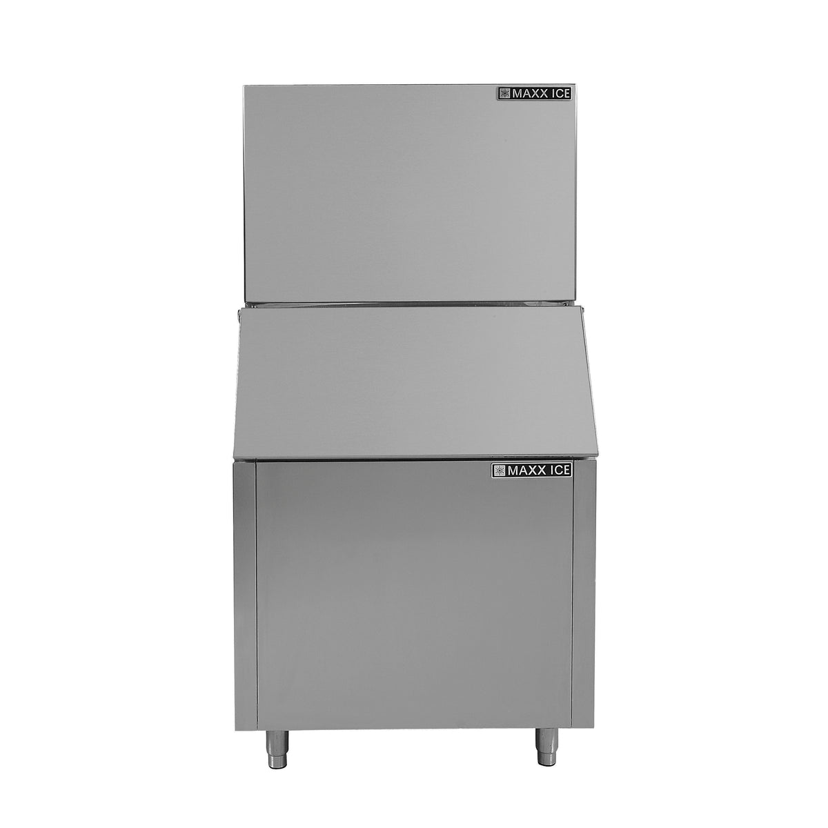 Maxx Ice MIM1000B Modular Ice Machine, 30"W, 1000 lbs Capacity, and Storage Bin, 30"W, 400 lbs Ice Storage Capacity, in Stainless Steel