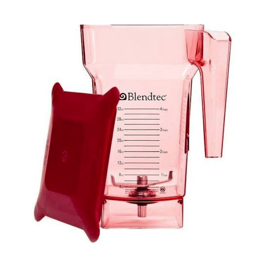 Blendtec 40-711-07 (FourSideRed-H) FourSide Blender Container, 75 oz. 5 packs